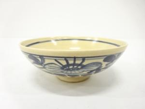 作家物　安南手　花　茶碗